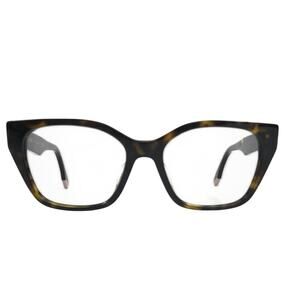 FENDI Way FE50001l 052 Havana Color Geometric Frame with Prescription Lens